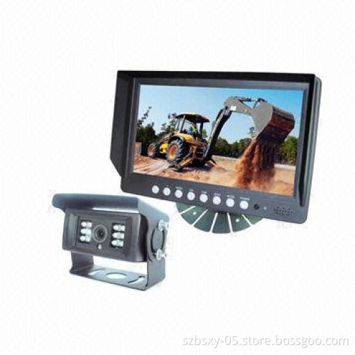 9-inch Vehicles Camera System for Trucks with 12V Working Voltage and 420TVL Resolution